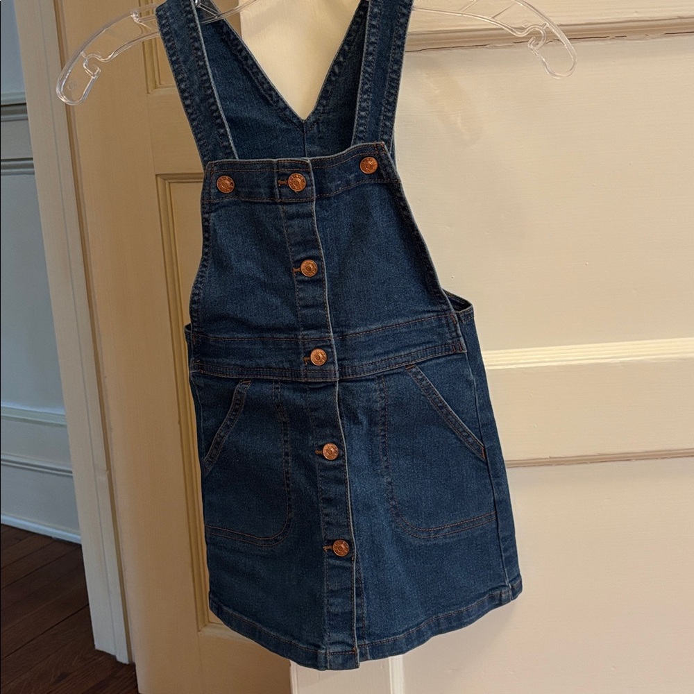 BCBG GIRLS - Denim Overall Dress Toddler (Size 5)